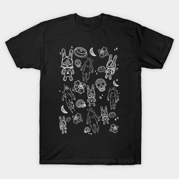 THE MOON IS HAUNTED T-Shirt by triotdesigns